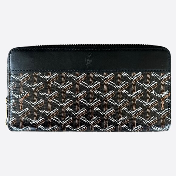 Goyard Black Matignon GM long wallet - Picture 1 of 4